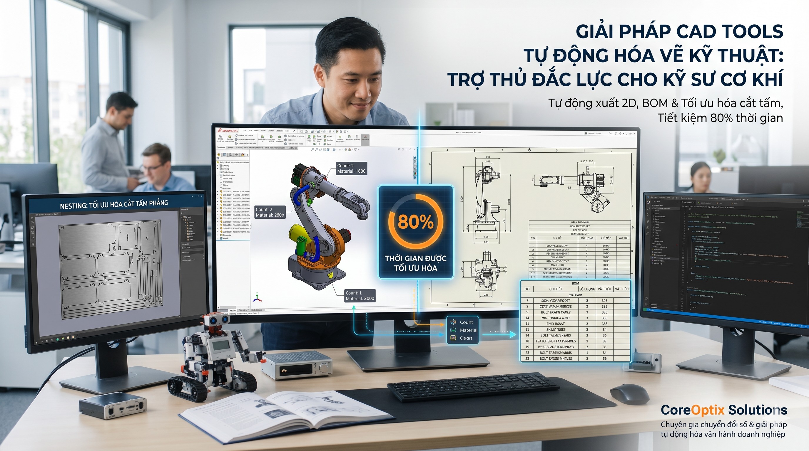 Giải pháp CAD Tools tự động hóa vẽ kỹ thuật: Trợ thủ đắc lực cho Kỹ sư Cơ khí